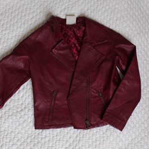 Osh Kosh Girls faux leather jacket